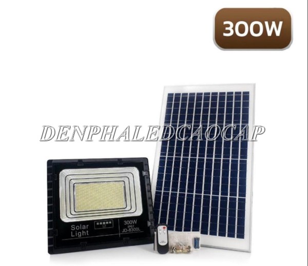 Đèn đường năng lượng mặt trời 300W